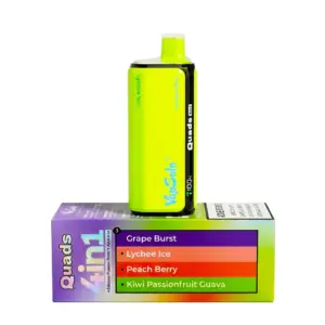 Grape Burst + Lychee Ice + Peach Berry + Kiwi Passionfruit Guava